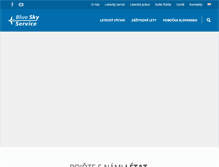 Tablet Screenshot of blueskyservice.cz